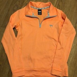 Victoria’s Secret pink 1/4 zip pullover like new